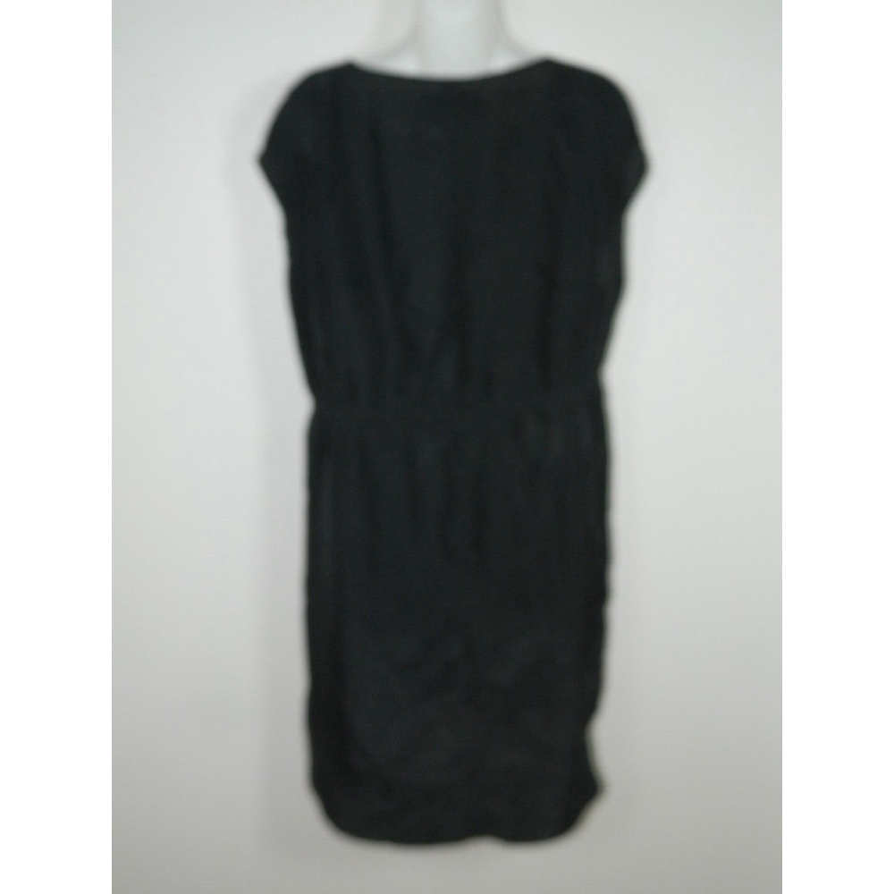 Brochu Walker Dress Size Small Black Silk String Belt Mini - Picture 2 of 7